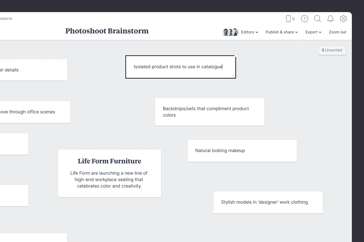 Photoshoot Brainstorm Guide Step3