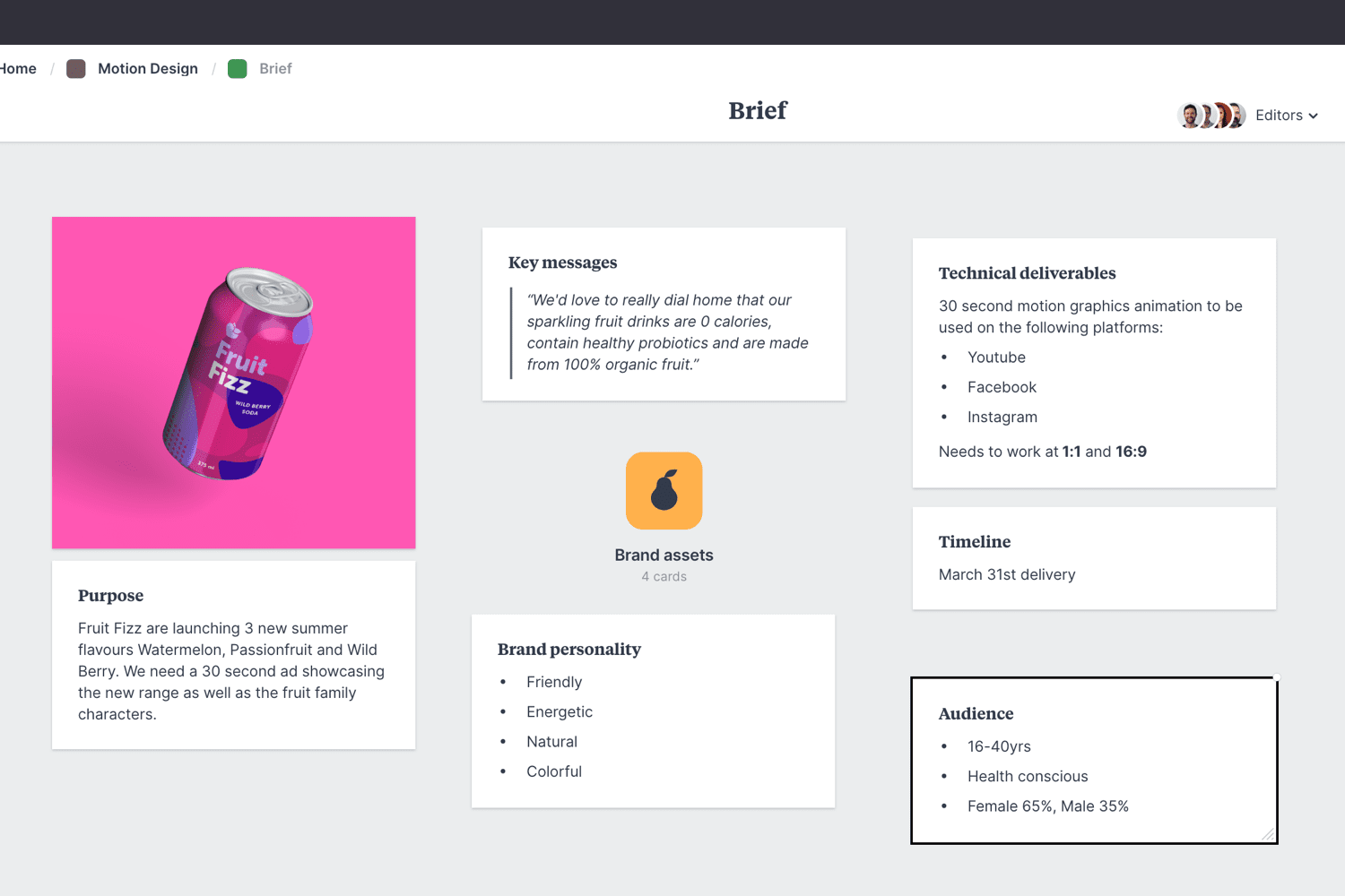 Motion design brief guide step04