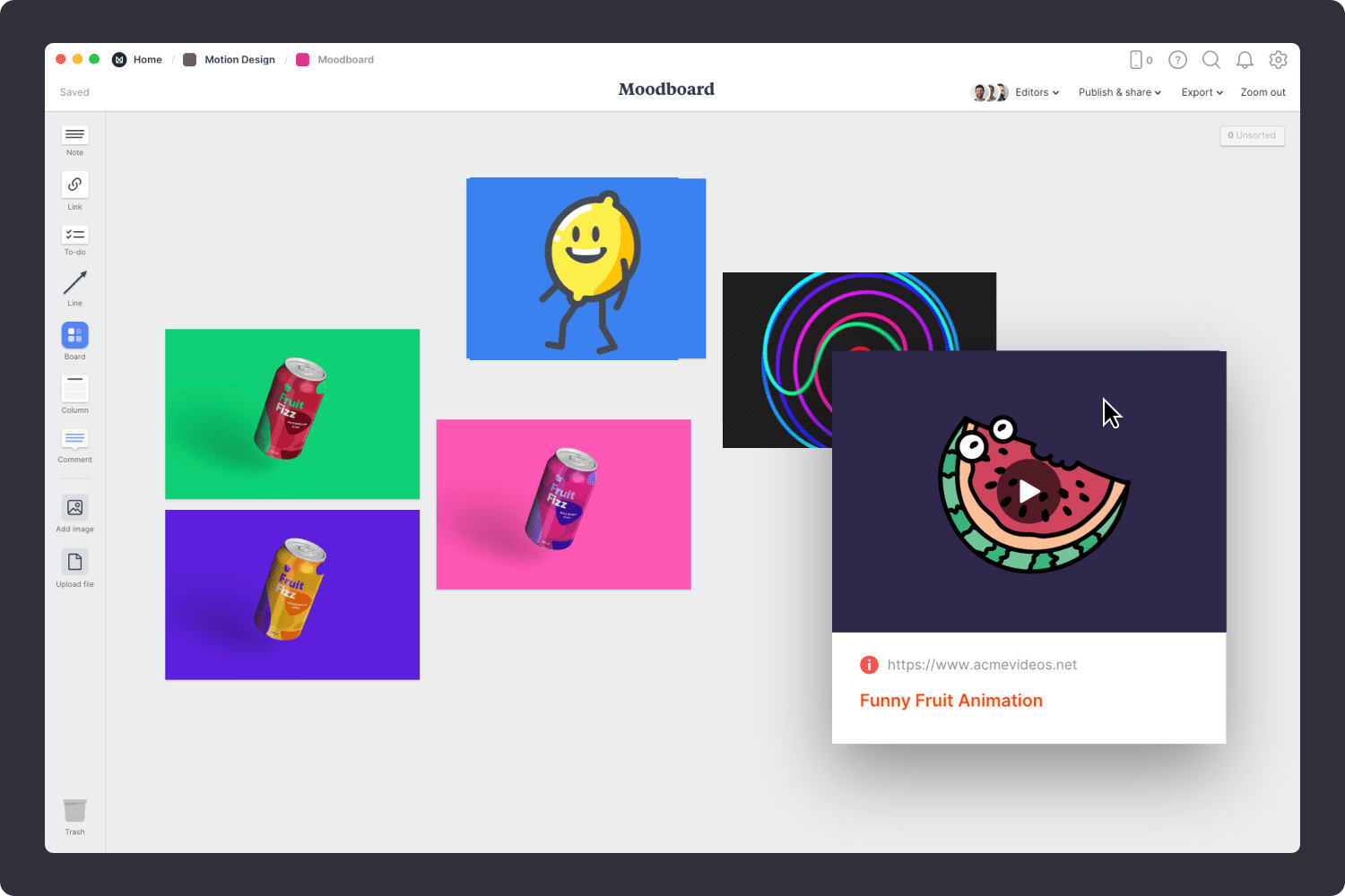 motion design moodboard step04