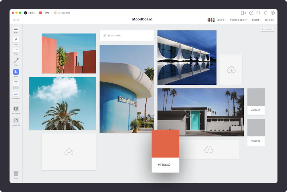 Movie Mood Board Examples Film Moodboard Template & Example - Milanote