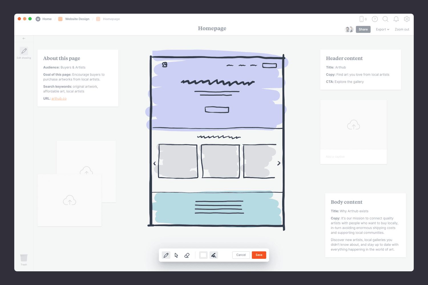 Website content template 04
