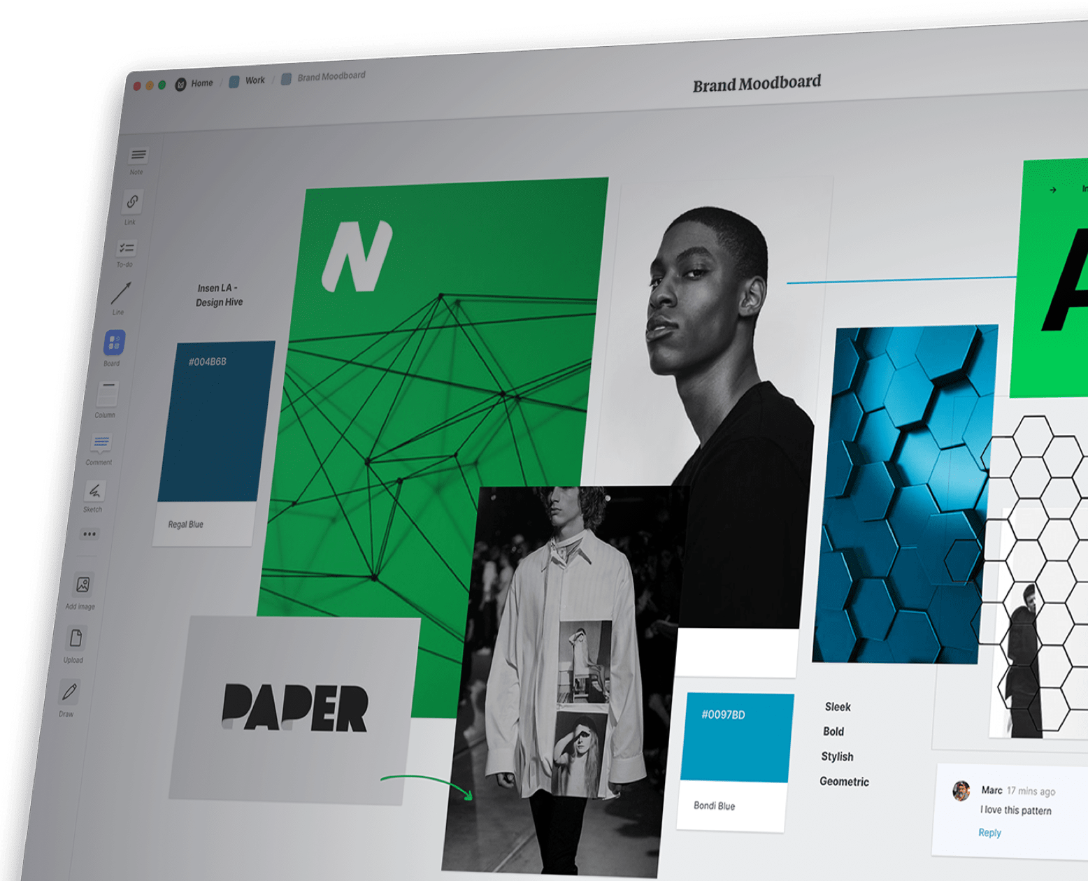 Moodboard Creator product features
