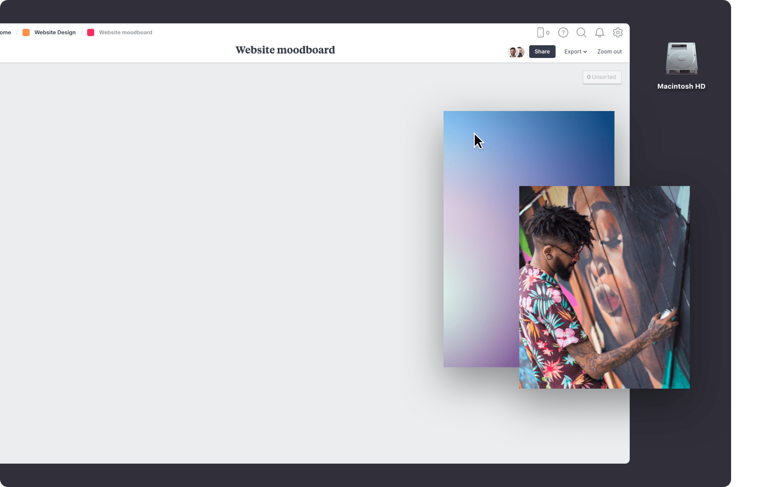 website design moodboard guide step02