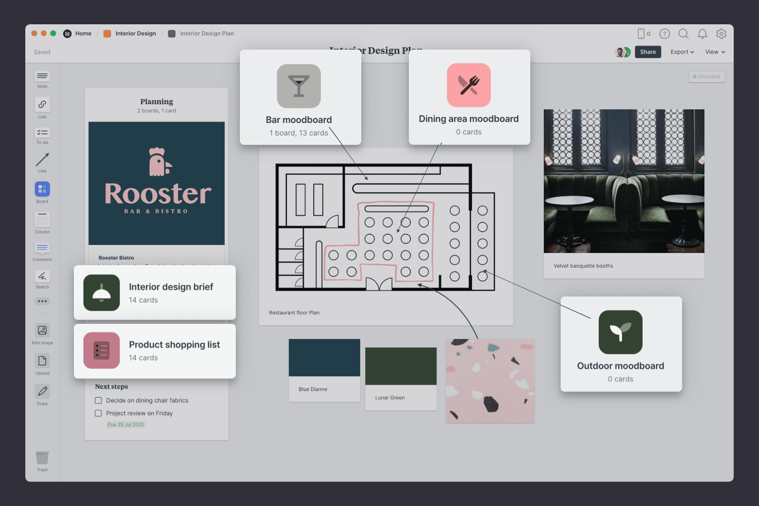 interior design plan step1