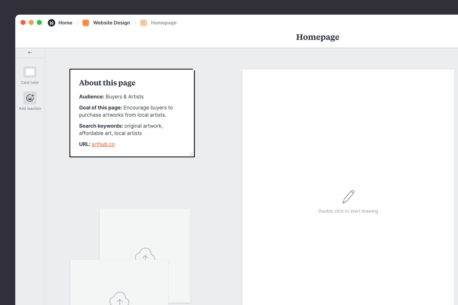 Website content template 02