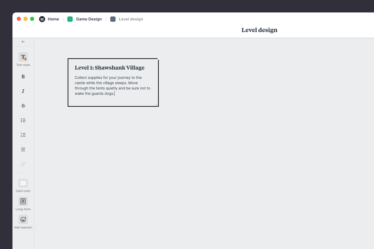 game level design step01