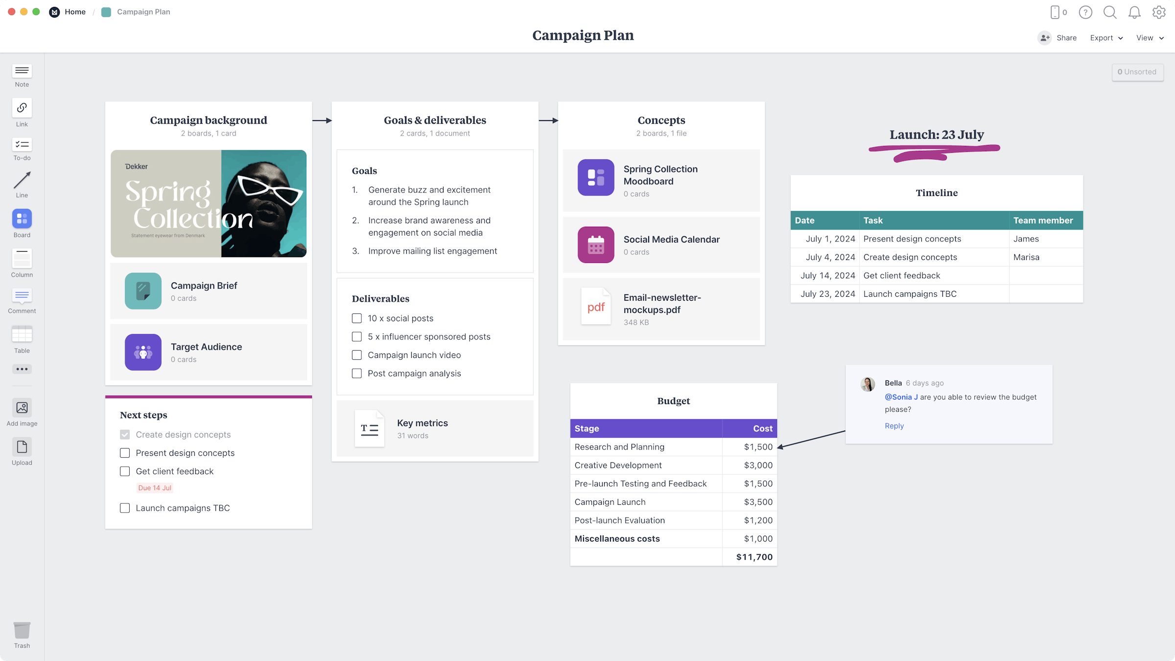 Social Media Campaign Brief Free Template Example Milanote Social Media Campaign Brief Free Template Example Milanote
