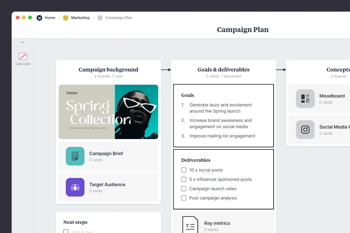 Campaign Plan - Free Template & Example - Milanote
