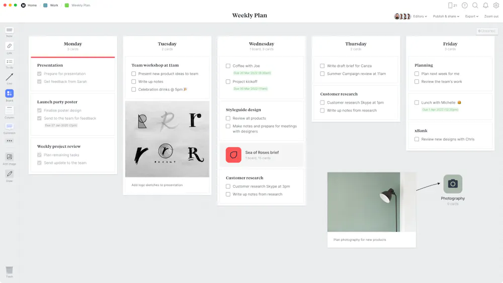 UX Design Project Plan - Free Template & Example - Milanote