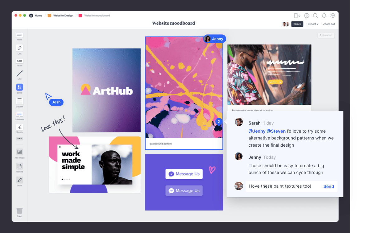 website design moodboard template 07