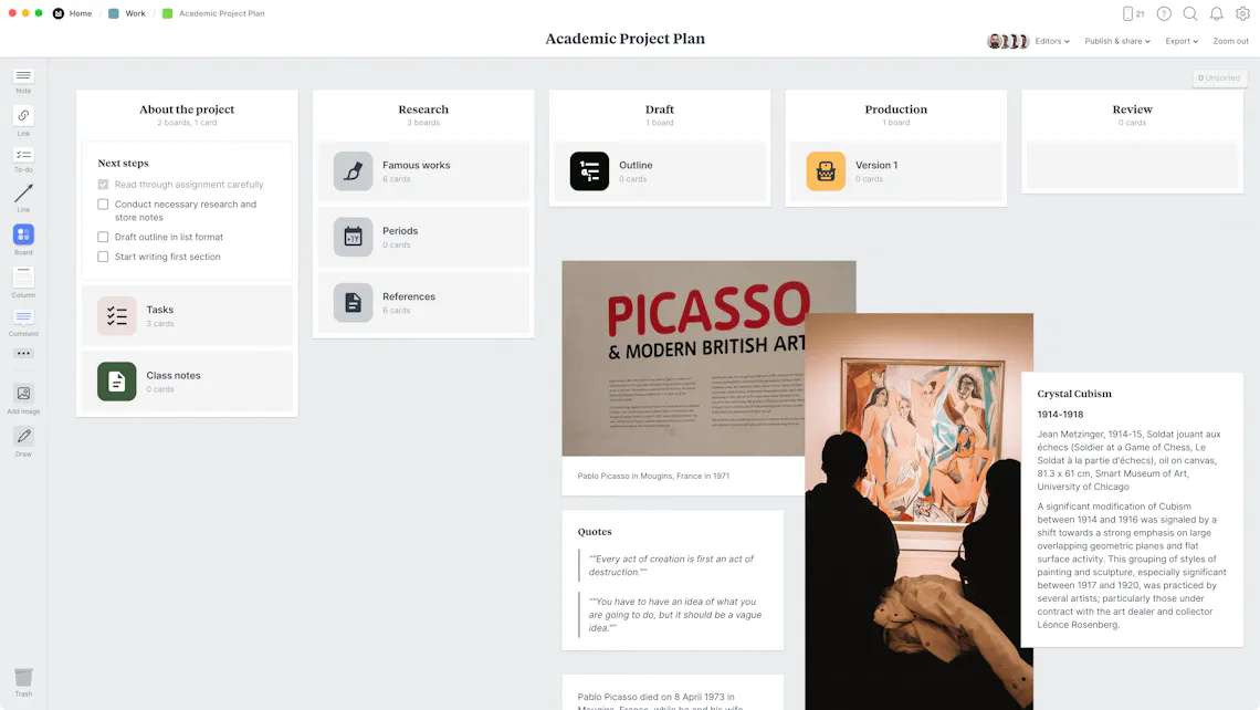 Academic Project Description Examples Academic Project Plan - Free Template & Example - Milanote